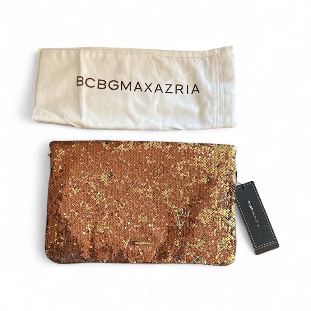 BCBGMaxAzria Bronze Sequin Evening Bag